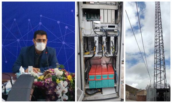 سایت ارتباطی جدید در روستای ماراللوی کلبلو شهرستان انگوت احداث شد