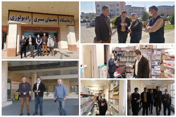 وضعیت ارتباطی دو بیمارستان شهرستان اردبیل پایش شد