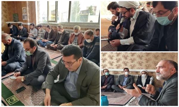 برگزاری مراسم زیارت عاشورا و تبیین شعار ما مقاوم هستیم به مناسبت سالروز آزادسازی خرمشهر