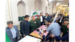 برپایی میز خدمت جهادی با شعار دولت در کنار مردم