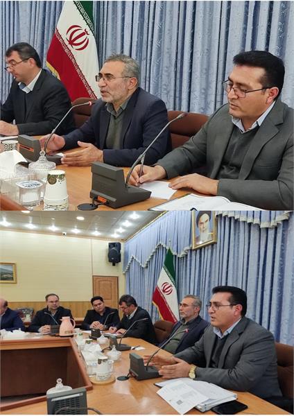 جلسه بررسی آخرین وضعیت طرح فیبرنوری منازل و کسب و کارها در استان اردبیل