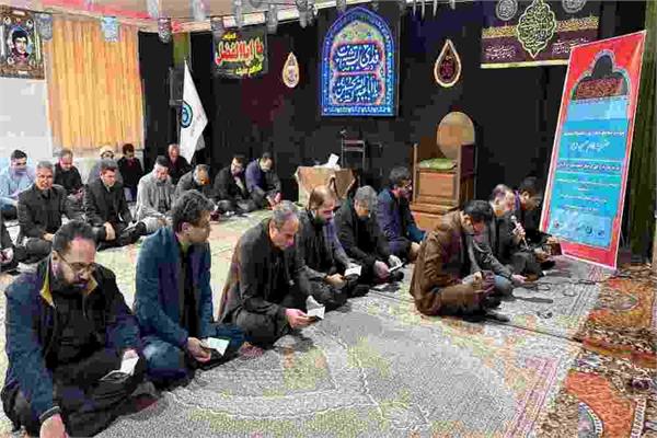 برگزاری مراسم معنوی زیارت عاشورا همزمان با هفته احیای امر به معروف و نهی از منکر