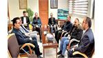 دیدار مدیران مجموعه فاوای استان با مدیر جدید مخابرات منطقه اردبیل