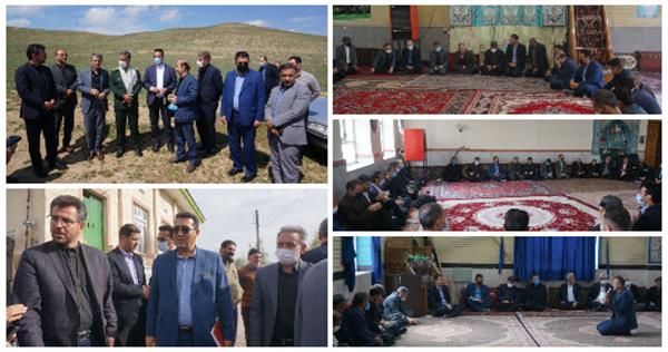 بازدید از روستاهای بخش کورائیم شهرستان نیر