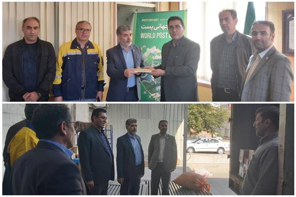 تقدیر نماینده ارشد وزیر ارتباطات در استان اردبیل از اداره کل پست