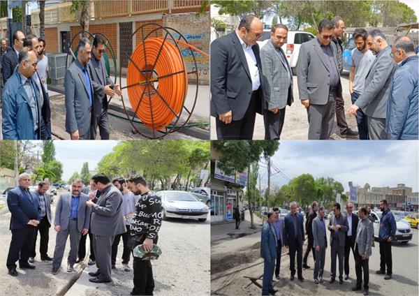 45 کیلومتر از طرح فیبرنوری منازل و کسب‌کارها در شهر اردبیل اجرائی شده است