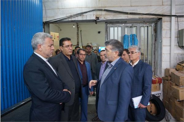 بازدید مدیرکل پدافند غیرعامل از اداره‌کل پست استان اردبیل