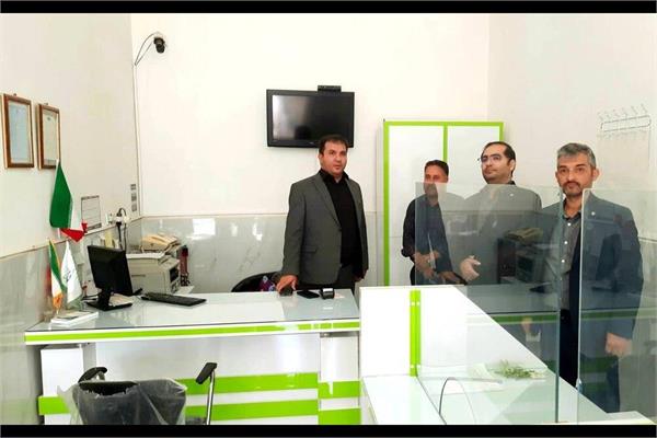 بازدید از نحوه ارائه خدمات توسط باجه پست بانک شهرستان