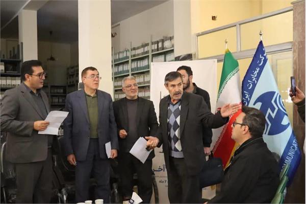 برپایی میز خدمت در مخابرات منطقه مشگین شهر